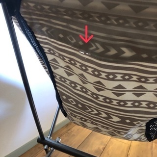 軽量折りたたみアウトドアチェアの画像