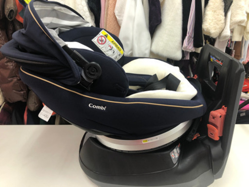 コンビ　クルムーヴ　ＪＧ－５５０　回転式　新生児～４歳頃　チャイルドシート　シートベルト取付簡単