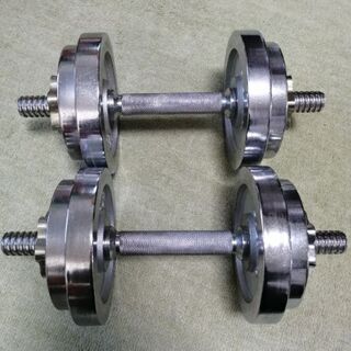 クローム　ダンベル　10kg　２つ