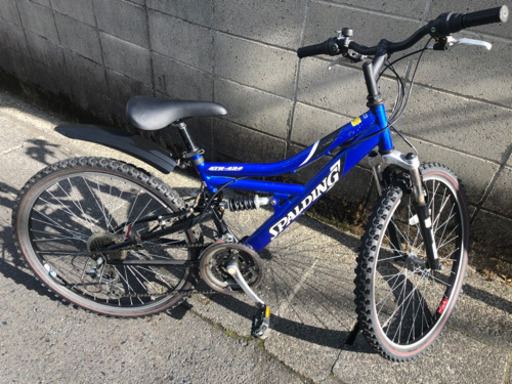 【マウンテンバイク】スポルティング製　フロントとセンターサスペンション付　3x6段変速　SALE中　値段交渉OK❗️
