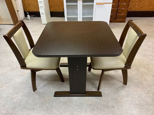 ★ニトリ★ダイニング3点セット 回転いす 家具 キッチン 団らん