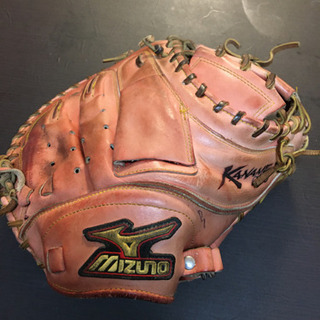 中古キャッチャーミット　軟式大人用