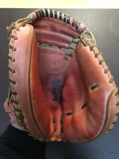 中古キャッチャーミット　軟式大人用