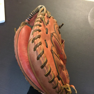 中古キャッチャーミット　軟式大人用の画像