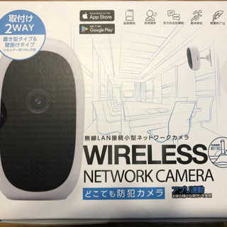 無線LAN接続小型ネットワークカメラ