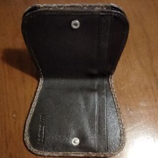 iii  sanpoパイソン2つ折り財布お譲り先決定の画像