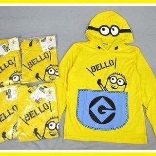 Minionsのフーデッドパーカー★未着用新品の画像