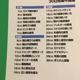 一眼レフカメラの参考書の画像