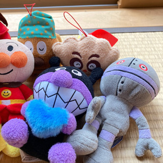 あんぱんまん 仲間たち ぬいぐるみの画像