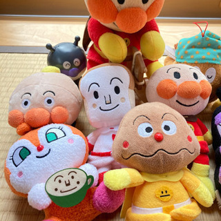 あんぱんまん 仲間たち ぬいぐるみの画像