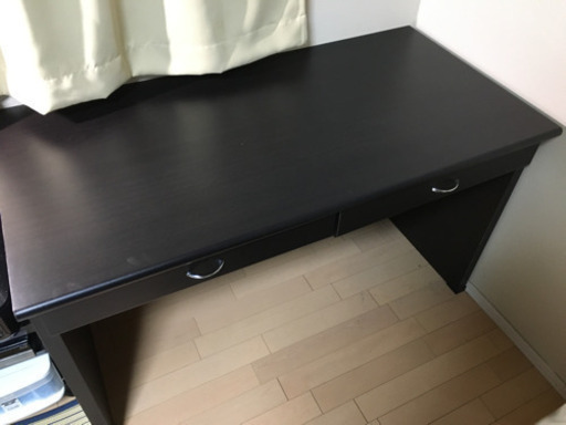 【引渡し決定】【美品】机 引き出し2つ付き
