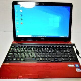 ★美良品★Win10 pro・マイクロソフトオフィス★カメラ♥ルミナスレッド♥