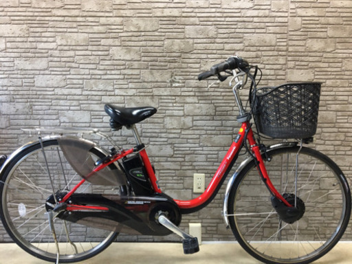 東京23区配達無料　新基準 Panasonic パナソニック ビビチャージ　純正新品バッテリー8.9Ah リチウム 電動自転車☆中古☆パナ