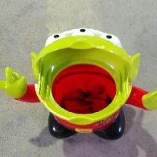 m0206-3 リトルグリーメン ディズニー 小物入れ ポップコーン入れの画像