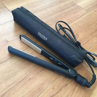 [引き渡し者決定]サロニア　SL-004SG ヘアアイロン　ケース付き