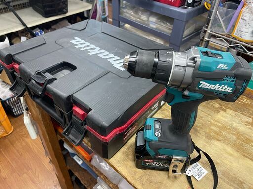 マキタ　ドリルドライバー　DF001GRDX　充電器・充電地４０V×２