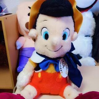 ピノキオぬいぐるみ/新品未使用タグ付き