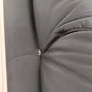 ソファー 表面牛革の画像