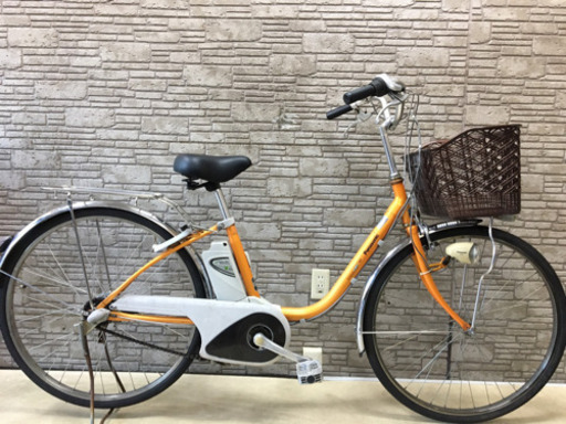 東京23区配達無料　新基準 Panasonic パナソニック ビビSS  5Ah リチウム 電動自転車☆中古☆パナ26インチ