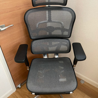 エルゴヒューマン プロ オットマン内蔵型 オフィスチェア グレー...