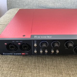 オーディオインターフェース Focusriteの画像