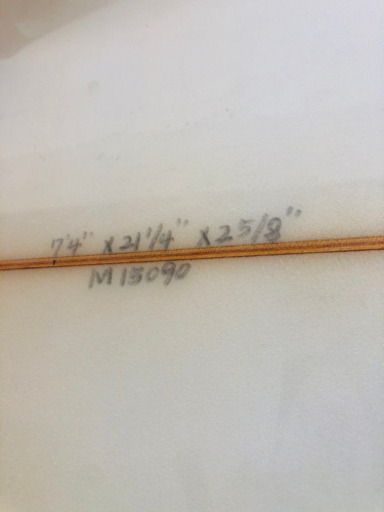 ファンボード7.4すぐ乗れます♪練習用に、サブにどうぞ【サーフボード】