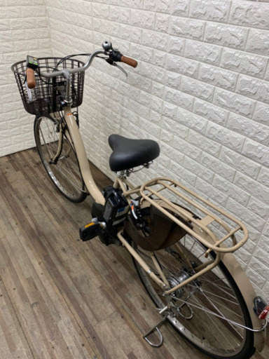 YAMAHA PAS natura 2017年モデル　12.3AH マカロンラテ　新基準　電動アシスト自転車