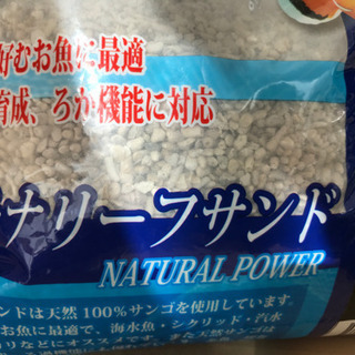 新品未開封 JUN プラチナリーフサンド 天然100%サンゴの画像