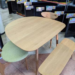【おすすめ品】キツツキ トラフ コラボ ダイニング4点セット コ...