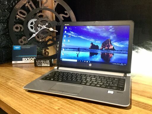 売約済み。ご覧頂きありがとうございました。【一宮で!! Windows10搭載機！人気の日本HP 2017年発売モデル　新品SSD搭載　省電力　モバイルPC　Intel 第6世代 core i5-6200U ヒューレット・パッカード マッドブラックボディ】一宮市のパソコン屋 Mr.Carnival（ミスカニ）です！パソコン修理・中古パソコンの販売【クレカ&PayPay 使えます！】店頭在庫PCのご紹介です！受け渡しは店舗にて(^^)/【HP ProBook ノートパソコン メモリ8GB】