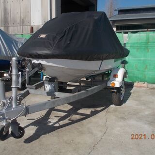 ジェットスキー　ヤマハ　XL　3人　トレーラーの画像