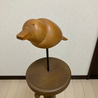 【中古品】値下げ：木製　鳥のスリッパラックの画像