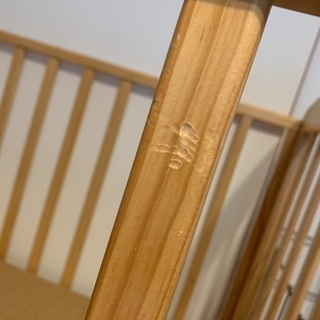 アカチャンホンポ購入カトージベビーベッドの画像