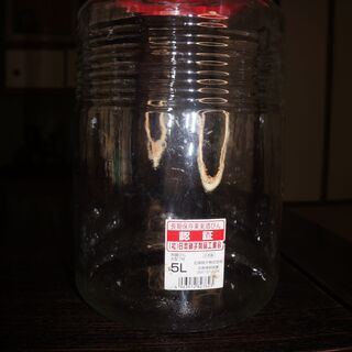 カレージセール！ガラス瓶 4Lの画像
