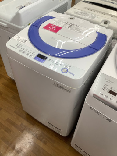 安心の6ヶ月保証付き　全自動洗濯機　SHARP  16280円