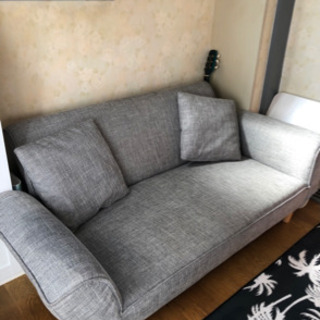 お取引き決定　LOWYAリクライニングソファー　グレー