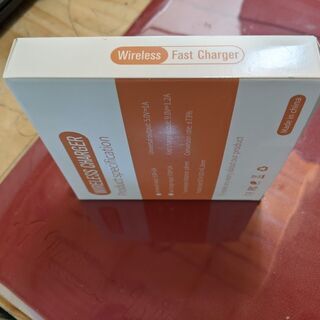 Qi ワイヤレス充電器 ① 新品 未使用の画像