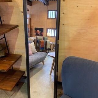 IKEA ミラーサイズ約45×150　黒B
