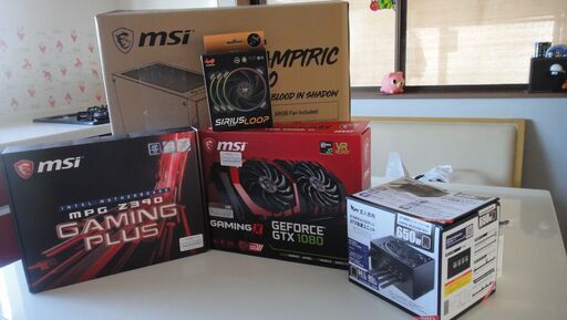 新品パーツ多★i7-8700+GTX1080 ハイエンドゲーミングPC