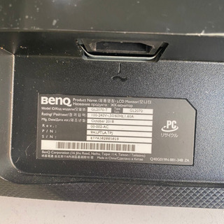 BenQ モニター ディスプレイ GL2070 19.5インチ/1600x900 WXGA++/TNの画像