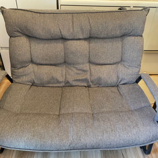 【差し上げます】2人がけソファ（使用期間1年のみ）