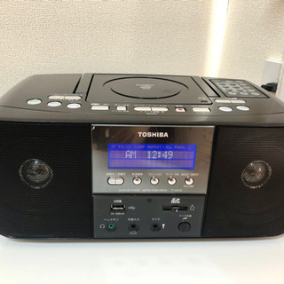 【お譲り先決定】東芝 CDラジカセ