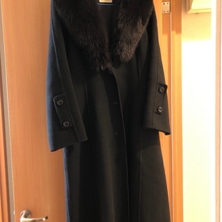 美品ファー付きコート　11号