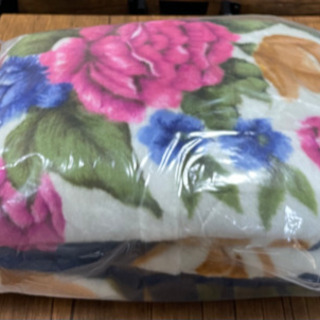 掻巻　毛布　新品未使用