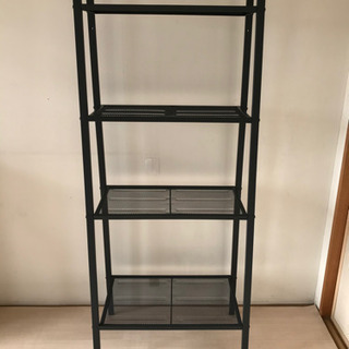 スチールラック　4段ラック　IKEA 【引取り可能な方】