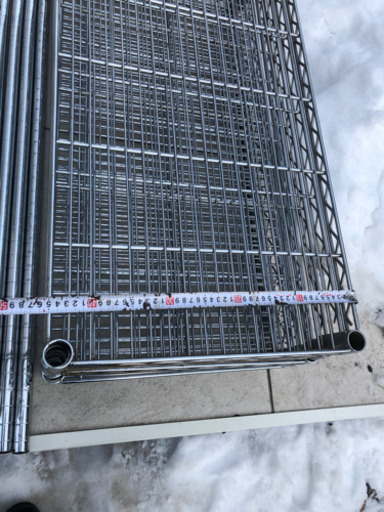 スチールラック！天板7枚！支柱4本