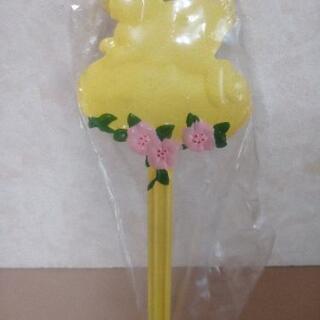 未使用　花のネームプレート