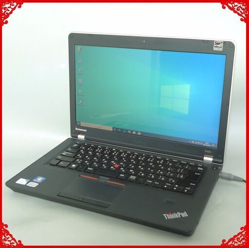 送料無料 レッド希少品 ノートパソコン 中古動作良品 14型 Lenovo E420 Celeron 4GB 320GB 無線LAN Bluetooth カメラ Windows10 LibreOffic