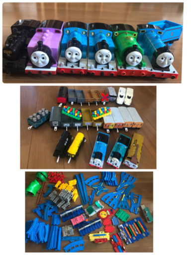プラレール　トーマス　多量　まとめて　たくさん