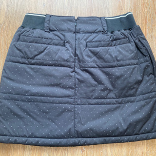 【ゴルフ】Callaway 冬用　黒地水玉スカートMの画像
